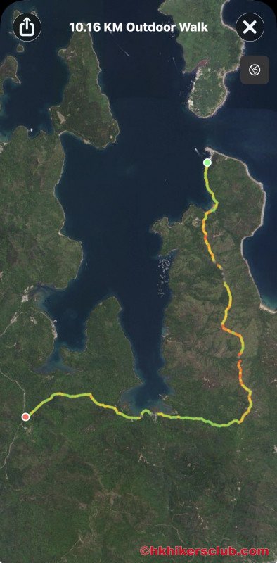 Wong Shek pier via Ko Lau Wan to Pak Tam Au hike