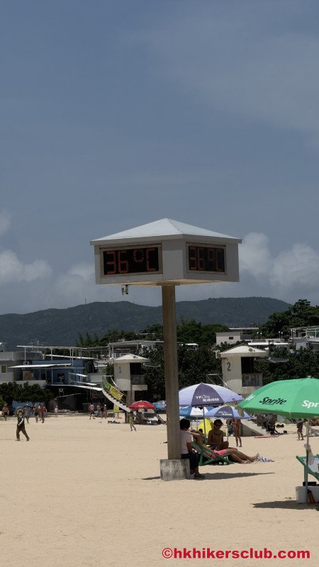 It was a hot one on the beach!