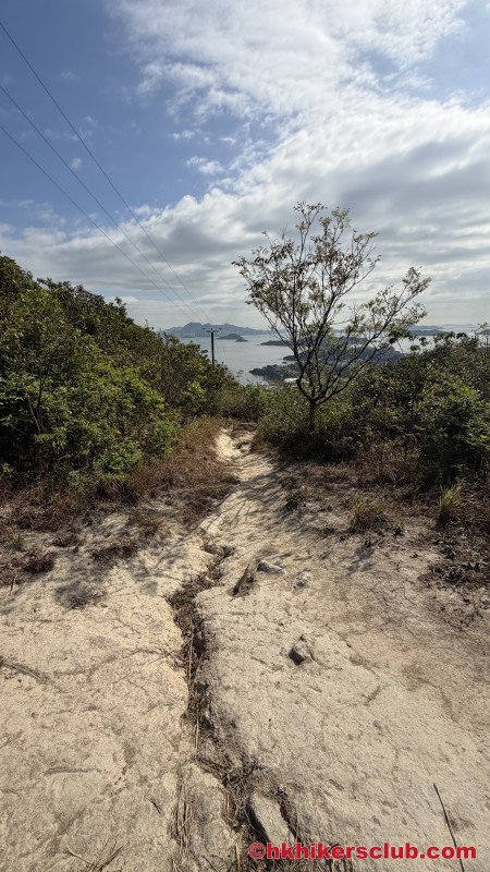 Finally reaching the ridge, head left and continue along the path