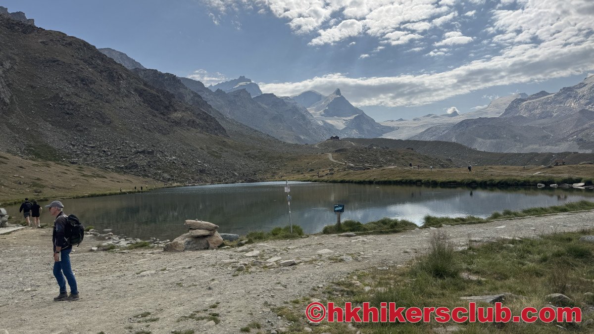 Stellisee lake is the first lake i came upon
