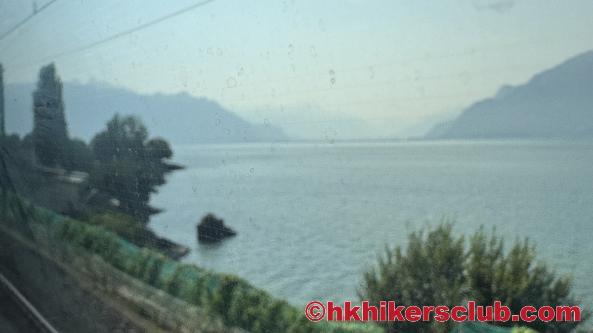 The train ride along lake Geneva is fantastic