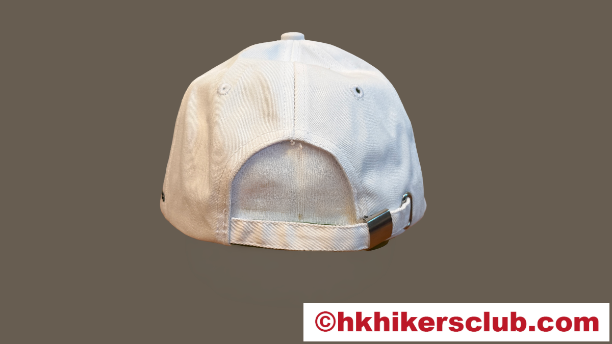 HK Hikers Club Classic Cotton Cap – White | Outdoor & Everyday Wear thumbnail