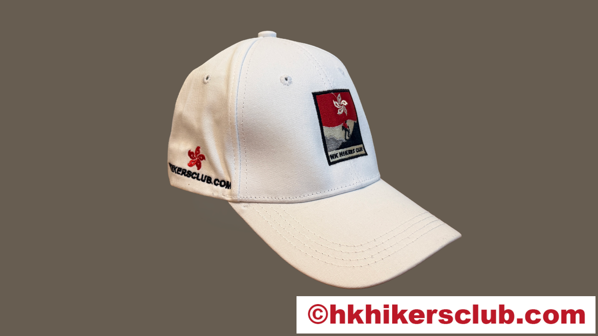 HK Hikers Club Classic Cotton Cap – White | Outdoor & Everyday Wear thumbnail
