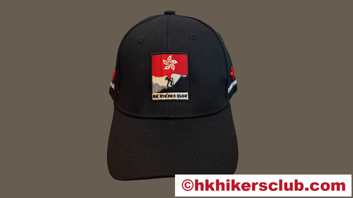 HK Hikers Club Classic Cotton Cap – Black | Outdoor & Everyday Wear thumbnail