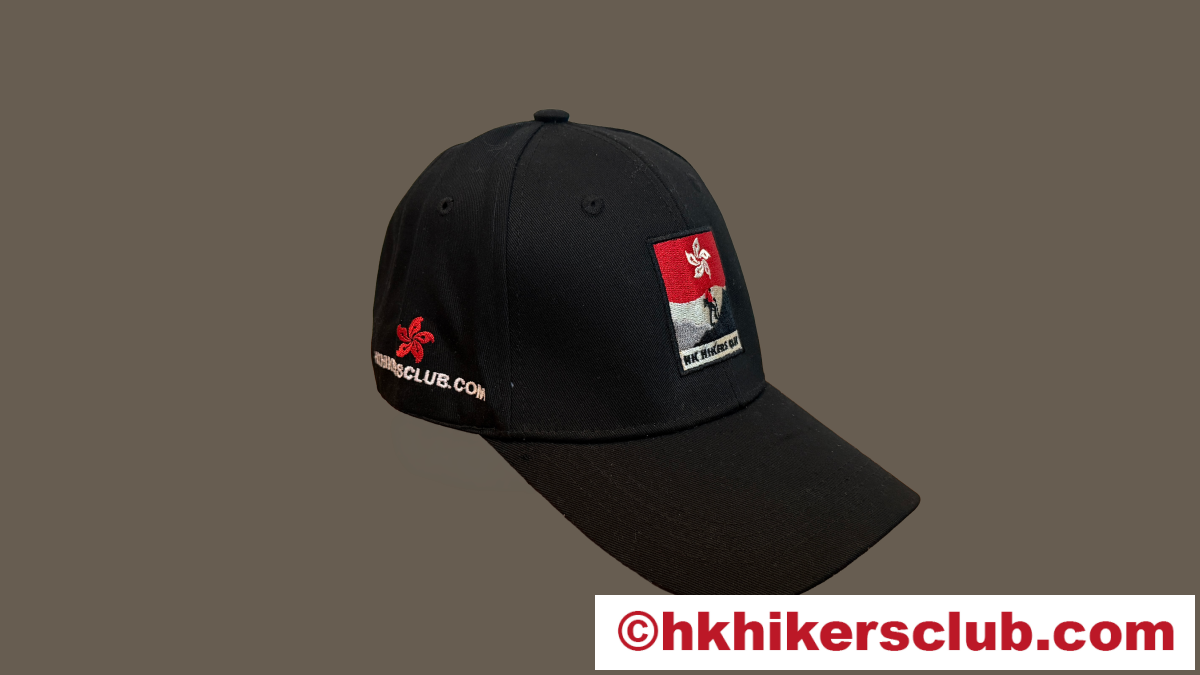 HK Hikers Club Classic Cotton Cap – Black | Outdoor & Everyday Wear thumbnail